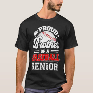Proud Bruder eines Baseball Senior 2024 Abschluss T-Shirt