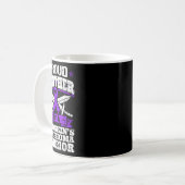 Proud Bruder eines Hodgkins Lymphom Warrior Hl Aw Kaffeetasse (Vorderseite Links)