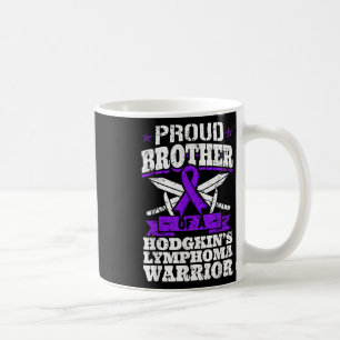 Proud Bruder eines Hodgkins Lymphom Warrior Hl Aw Kaffeetasse
