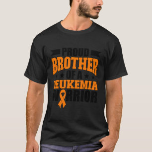 Proud Bruder eines Leukämie Kriegers Bruder Leukem T-Shirt