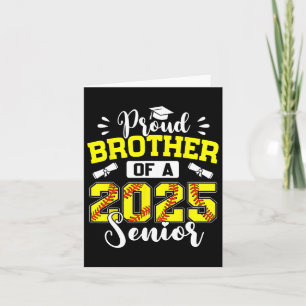 Proud Bruder eines Senior Software Abschluss 2025 Karte