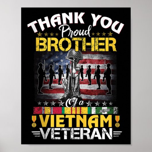 Proud Bruder eines vietnamesischen Veteranen - Dan Poster (Vorne)