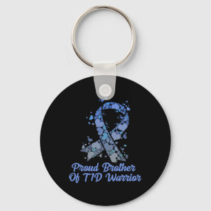 Proud Bruder von T1d Warrior Typ 1 Diabetes Schlüsselanhänger