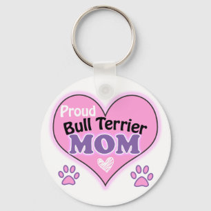 Proud Bull Terrier Mama Schlüsselanhänger