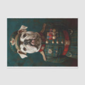 Proud Bulldog, Militärische Uniform CF2 Decoupage Seidenpapier (Vorderseite)