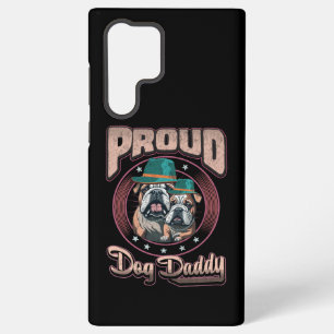 Proud Bulldog Vater, Bulldog-Vatertag-Geschenk Samsung Galaxy Hülle