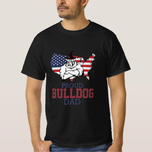 Proud Bulldog Vater, Bulldog-Vatertag-Geschenk T-Shirt