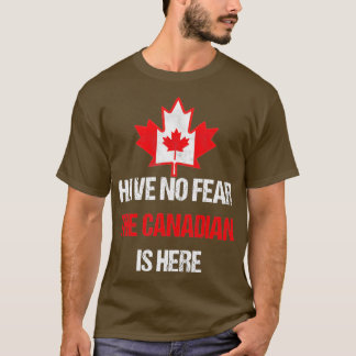 Proud Canadian Made in Canada Maple Leaf Flag T-Shirt