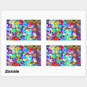 PROUD Canadian MAPLE Rechteckiger Aufkleber (Blatt)