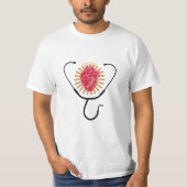 Proud Cardiologist Heartbeat T-Shirt (Vorderseite)