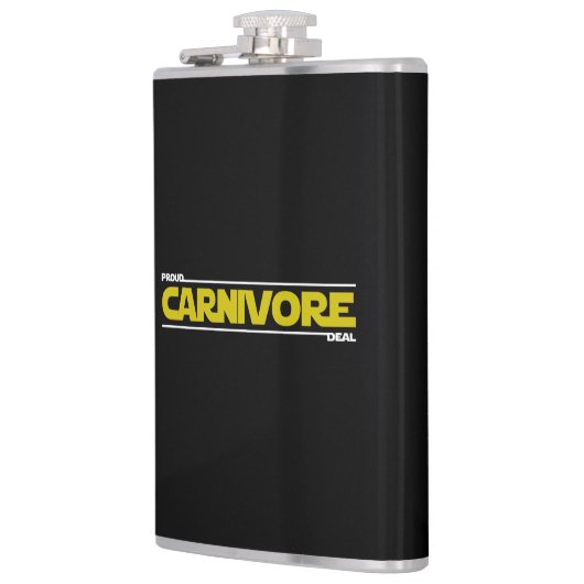 Proud Carnivore. Deal. Flachmann (Links)