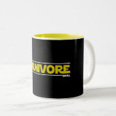 Proud Carnivore. Deal. Zweifarbige Tasse (VorderseiteRechts)
