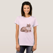 Proud Cat Eigner - Cat Lovers T-Shirt (Vorne ganz)