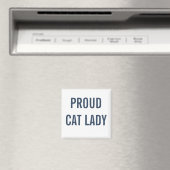 Proud Cat Lady Blue Cat Magnet (In Situ (Geschirrspüler))