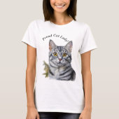 Proud Cat Lady T-Shirt (Vorderseite)