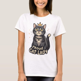 Proud Cat Lady T - Shirt - Purfekt für Feline Fana