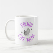 Proud Cat Mama Tasse (Links)
