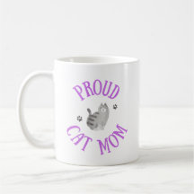 Proud Cat Mama Tasse