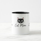 Proud Cat Mom Coffee Mug Cute Pet Mom Gift Tasse (Zentrum)