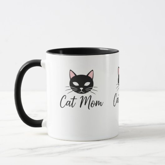 Proud Cat Mom Coffee Mug Cute Pet Mom Gift Tasse (Links)