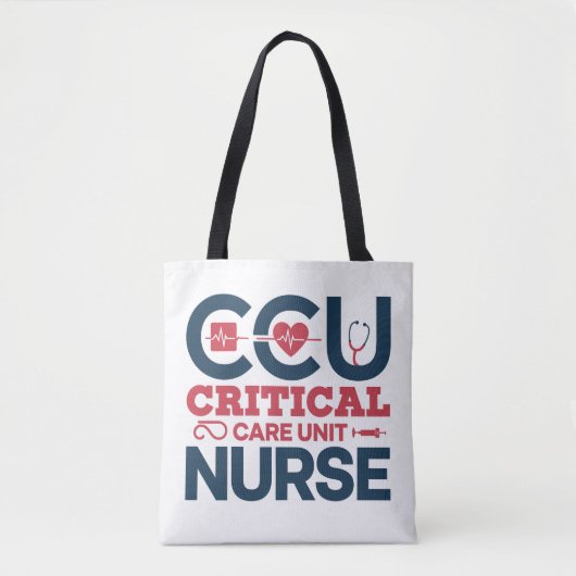 Proud CCU Nurse Tasche (Vorderseite)