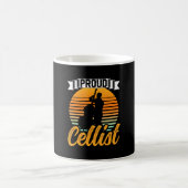 Proud Cellist Instrument Player Cello Musiker Kaffeetasse (Mittel)