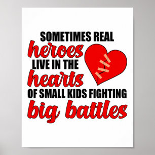 Proud Chd Warrior kongenitale Herzerkrankung Aware Poster