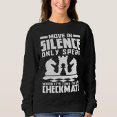 Proud Chess Player Checkmate Chess  Chess Sweatshirt (Vorderseite)