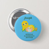 Proud Chick Oaster Egg Hunt Button (Vorne & Hinten)