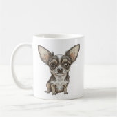 Proud Chihuahua-Mama | Funny Dog Kaffeetasse (Links)