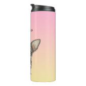 Proud Chihuahua-Mama Thermosbecher (Nach rechts gedreht)