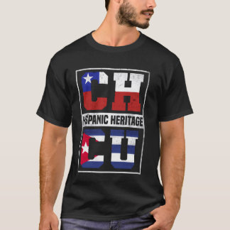 Proud Chilan Kuban Hispanic Heritage Monat T-Shirt