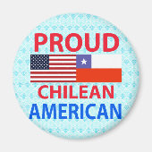 Proud Chillean American Magnet (Vorne)
