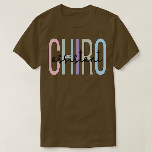 Proud Chiro Assistant Chiropractic Assistant Gesch T-Shirt (Design vorne)