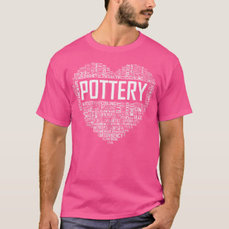 Proud Clay Potterherz für Keramik Künstler T-Shirt