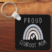 Proud Clubfoot Mama Schlüsselanhänger (Vorderseite)