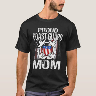 Proud Coast Guard Mama T-Shirt US Coast Guard Vete