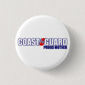 Proud Coast Guard Mutter Button (Vorderseite)