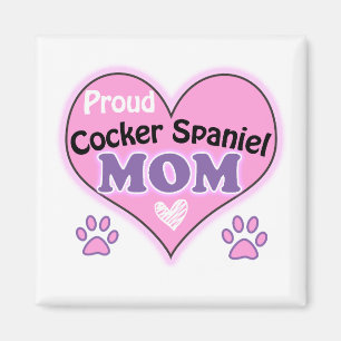Proud Cocker Spaniel Mom Magnet