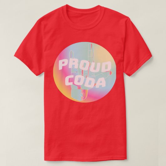 Proud CODA T-Shirt (Design vorne)