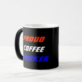 Proud Coffee Drinker Morphing Tasse (Vorderseite Links)