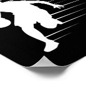 Proud Colombia Sketll Fans Jersey Kolumbianische F Poster (Ecke)