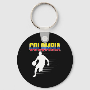 Proud Colombia Sketll Fans Jersey Kolumbianische F Schlüsselanhänger