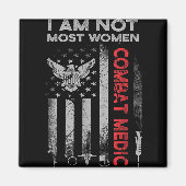 Proud Combat Field Medic Veteran Soldat gibt Com Magnet (Vorne)