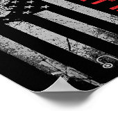 Proud Combat Field Medic Veteran Soldat gibt Com Poster (Ecke)