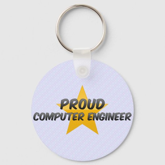 Proud Computer Engineer Schlüsselanhänger (Vorderseite)