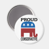 Proud Conservative Magnet (Vorderseite/Rückseite)