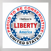 Proud Conservative Poster (Vorne)