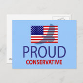 Proud Conservative Postkarte (Vorne/Hinten)