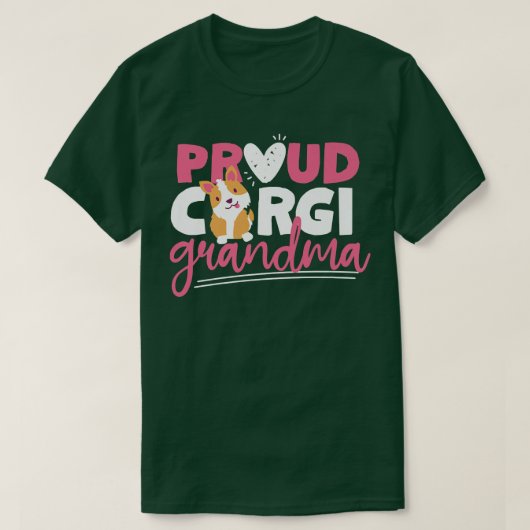 Proud Corgi Oma1123 T-Shirt (Design vorne)